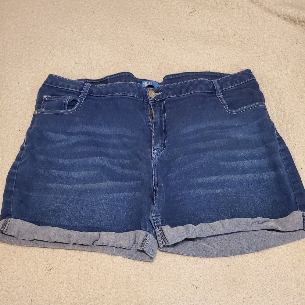 Dark Denim Shorts